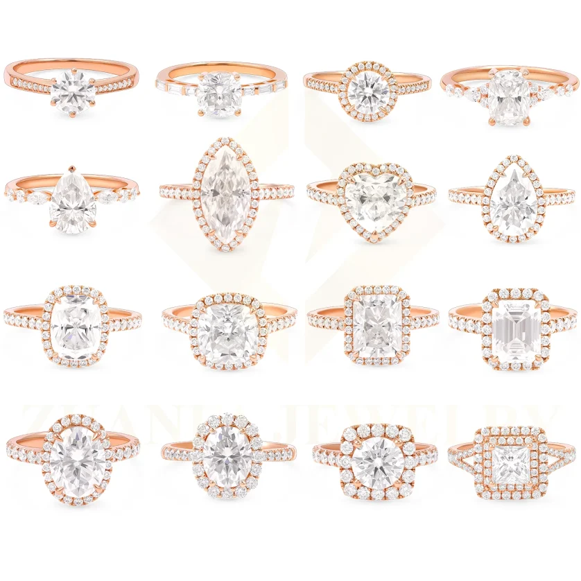 Custom 3ct Radiant Moissanite Diamond Lab Wedding Ring  10K 14K 18K Gold Fine Jewelry Hola Engagement Moissanite Ring - Image 5
