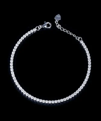 Wholesale Women Jewelry Fashion Charming 925 Sterling Silver Tennis Bracelet for Girl Lady Women
