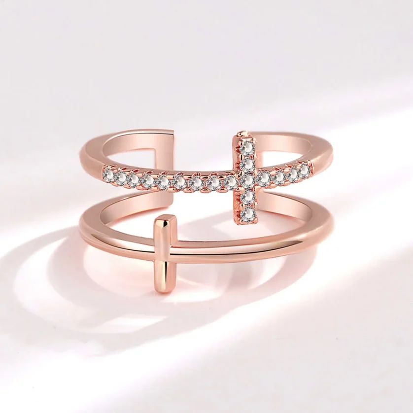 925 Silver Jewelry Minimalistic Jewellery Open Type Knuckle Ring High Quality Engagement Rings for Women - Image 2