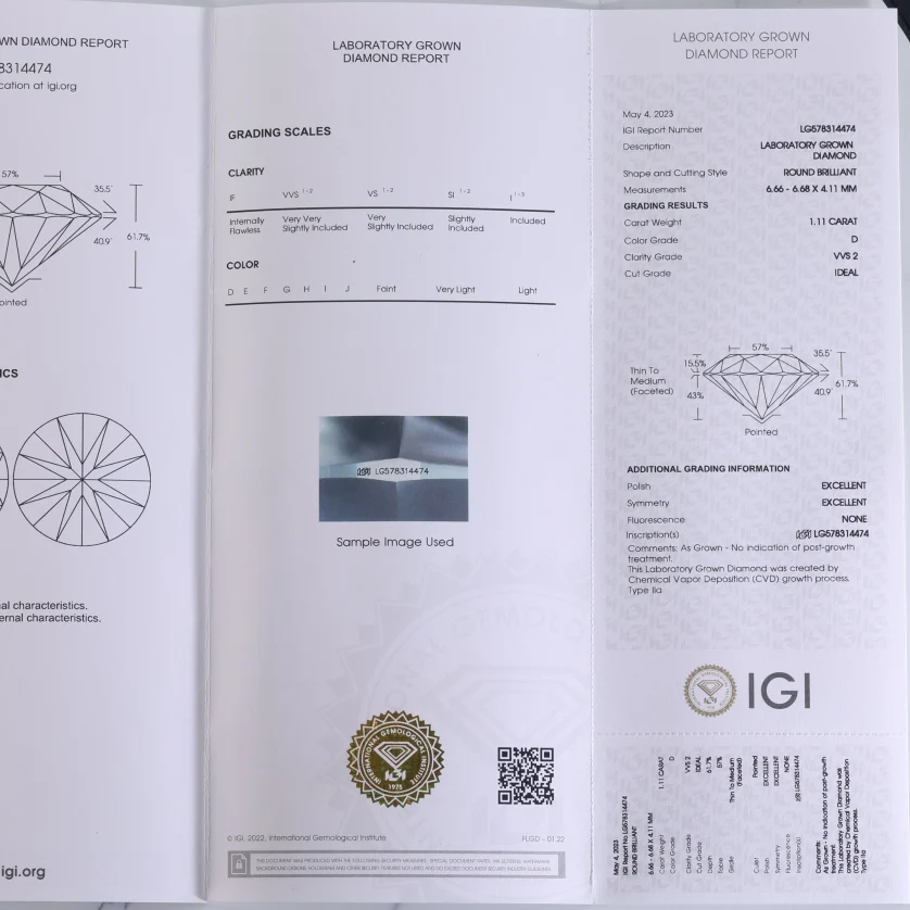 IGI CERTIFIED 18K Solid Gold Wedding Promise Jewelry Women Solitaire Halo Oval Round Cut 1.0ct LAB GROWN Diamond Engagement Ring - Image 3